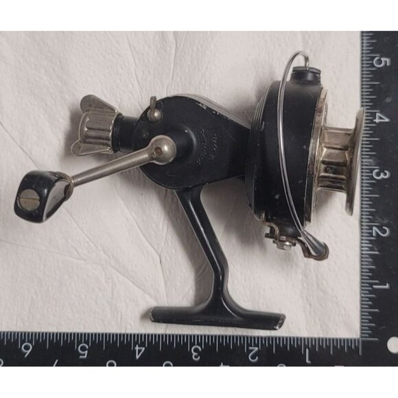 Vintage Recordette Switzerland Spinning Fishing Reel U.S. Patent No. 21 - Metal - Picture 14 of 14
